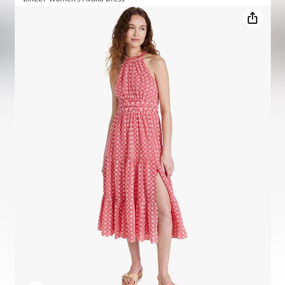 LIKELY Women's Avalia Dress eyelet floral size 4 NWT 100% cotton bittersweet